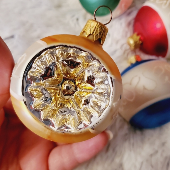 Vintage Retro Mercury set of 4 ornaments - Picture 6 of 9